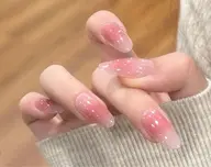 【研修モデル】Handチークネイル(ベース無し) ★ソフトジェルオフあり