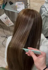 【ブリーチ毛対応】柔らか縮毛矯正+トリートメント