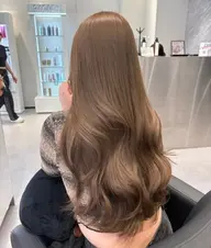 【大人気！ヘーゼルベージュ🤎✨】似合わせカット+ベージュ系カラー/ツヤ感/透明感カラー🫧🩵