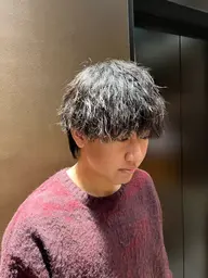 メンズ【カット&パーマ】ナチュラルから強めまで✂️お客様に似合ったスタイルを作ります✨✨