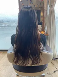 【巻く手間をなくしましょう🎵】ワンカール風パーマ+カット