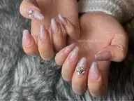 【HAND】オフ込 クリア+ラメグラデーション