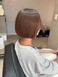 🌼初回限定クーポン🌼【デザインカット】＋【透明感カラー】(白髪ぼかし可)(ブリーチなし)