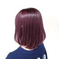 ブリーチを使わないダブルカラー(自然な透明感のあるカラーになります)