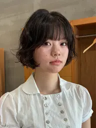 夏休み特別🌻ミニモ限定🉐　　　　　　　　　　　　　　　　　　　カット＋ドライパーマ+5stepトリートメント