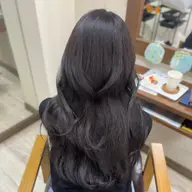 ワンカラー+ダメージケアトリートメント💙 ̖́-