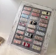 オフなし/꒰定額◝ෆ꒱ キラキラぷっくりワンホン🫧🐰