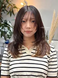 ⁠韓国レイヤーカット 【スタイリング説明+トリートメント付き🤍】￥3,300⁠