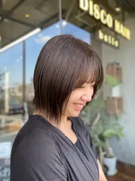 贅沢すぎる?!★7/3限定クーポン★前髪カット+顔周りストレート+イルミナカラー💙