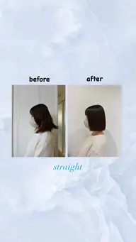 カット➕縮毛矯正✂️￥5500～