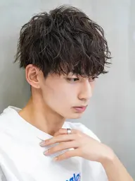 メンズ骨格矯正カット✂️&【ニュアンスパーマ】🏖️