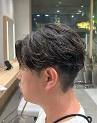 メンズメッシュパーマ(ハイライト)