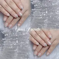 【Hand】ベース込み★ガラスフレンチ★ご新規様オフ無料¥9300→4400