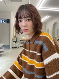 cut➕perm🌙🍓【カットパーマ】ニュアンスパーマ✨🎀