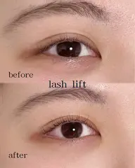 【まつ毛パーマ＋眉毛Wax🌟】上のみのパーマと眉毛Wax