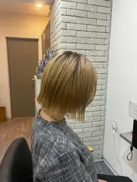 💫透明感カラー+似合わせカット💫【ブリーチなしダブル可】【ロングボブ•ショートボブ•レイヤーボブ•ショートスタイル】