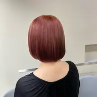 《ケアブリーチ使用💓》ブリーチonカラー+カット𓂃🫧
