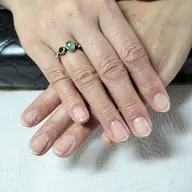 ネイルケア+補強コート✨