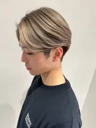 【メンズ限定】カット＋ブリーチカラー(ケアブリーチ込)⚠️平日限定