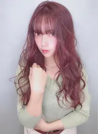 💜カット+パーマ(ケア剤付き)+カラー(リタッチ)+クイックトリートメント💜