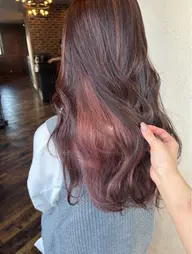 【🌙 大人可愛い♡インナーカラー🌙 】ケアブリーチ + カラー+1step トリートメント