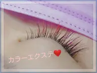 再来ok!マツエク✨外国人風オールブラウンorブラックミックスorフラットカラーcカール 通常グルーオフ込100本