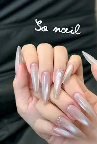 マグ/ラメワンカラー➕チップ長さだし