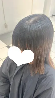 前髪/お顔周り縮毛矯正✂️
