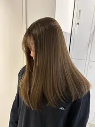 透明感カラー+前髪顔まわりカット💇♀️