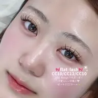 【マツエク 初心者さん向け】🎀フラットラッシュ140本（選べるCT付♪）