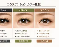 フラットラッシュカラーエクステ120本（オフありの場合100本）★持続力UPコーティング込み✿.*・