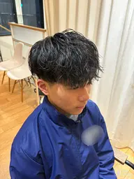 [迷ったらこれ❗️]メンズカット&パーマ⚠️１８時からのご案内になります。