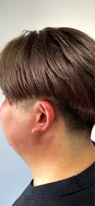 カラーモデル募集中👨🏽トーンアップカラー💙メンズ【ブリーチ、リタッチ不可】毛先までの全体カラー🚹🖤