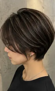 カット+白髪ぼかしハイライトカラー💇🏼♀️+ダメージケア高保湿トリートメント