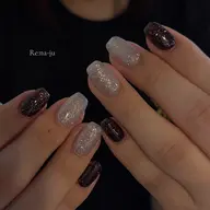 フラッシュワンカラーネイル♡.*キラッと光る神映えネイル ✨