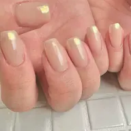 期間限定❣️【HAND】🤍ミラーフレンチオフあり💫パラジェル/フィルイン可能【新規オフ無料】