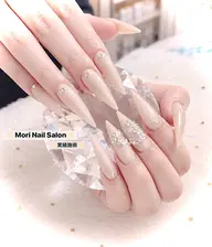 [トレンドネイル]💛🧡🤎スカルプ持ちサンプル「ADVANCE」／ロングフリ−デザイン「オフ込み」
