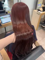 【ケアカラー➕潤い🫧✨️】 ダブルカラー＋Aujuatreatment🧴🫧うるつやの髪を本厚木で叶えられる🪄🎀