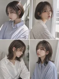 🍒ボブ~ミディアム限定 🎀 カットモデル U25限定