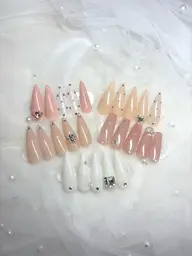 🎀定額A【シンプル×パーツ💎】ご新規様ソフトジェルオフ無料🉐(オフあり)