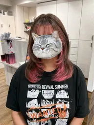 【🫧こっそりハイトーン楽しみたい方🫧】カット＋インナーカラー＋トリートメント