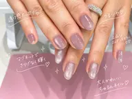 ハンドオフあり💅（爪育成ネイル）ワンカラー（マグネット、フラッシュ可能）