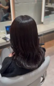 カット+ワンカラー((ナチュラルカラー🖤🤎