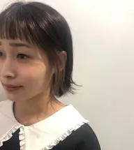 前髪カット＋前髪、顔まわりの縮毛矯正　シャンプー、フロントカット込み✂︎
