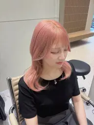 🎀🫧ブリーチダメージ集中ケア🎀🫧カット+ケアブリーチ+プレミアムケアカラー+5step超音波トキオトリートメント