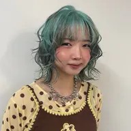 【デザインカラー】ブリーチ👩🏼➕ワンカラー🎨➕デザインカラー🖌 2️⃣色デザイン カット追加も🙆♀️