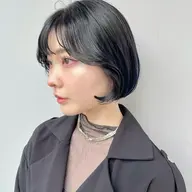 【韓国風】暗髪カラー(黒染め不使用)就活の関係やブリーチ毛の方にもオススメ✨一時的な暗染め🏴トリートメント付き🌿