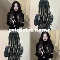 💘✧*｡Pearl extension インナーカラー20枚✧*｡💘最高品質レミー毛シールエクステ☆へそ下ロング