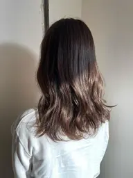 【赤みバイバイ🙋🏼♀️】透明感カラー🌿+超音波ケア✨トリートメント