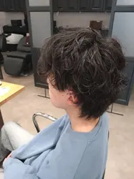 カット+パーマ